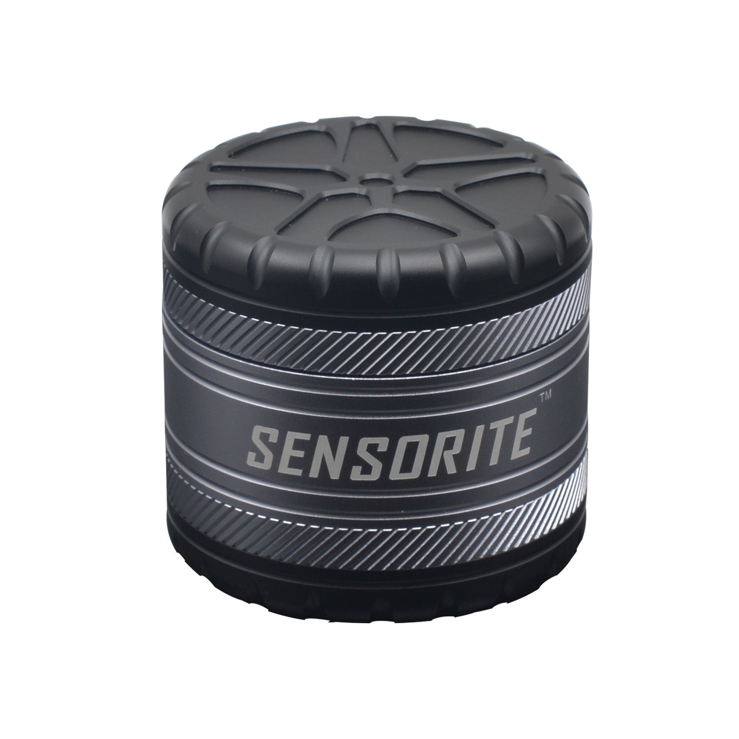 SENSORITE 5 Parts Aluminum Grinder With 6-Blade Tooth & Unique Wheel Shape Design - Sensorite